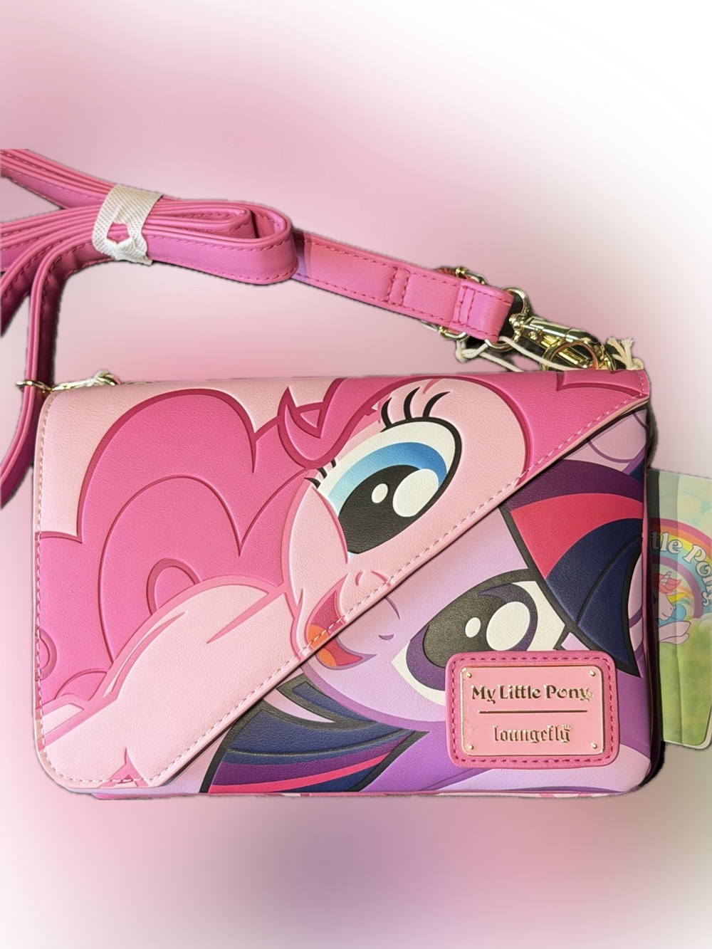 Loungefly My Little Pony Twilight Sparkle & Pinkie Pie Crossbody Bag